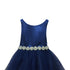 Petite Adele Big Girls Royal Blue Satin Rhinestone Tulle Occasion Dress 8-12 - SophiasStyle.com